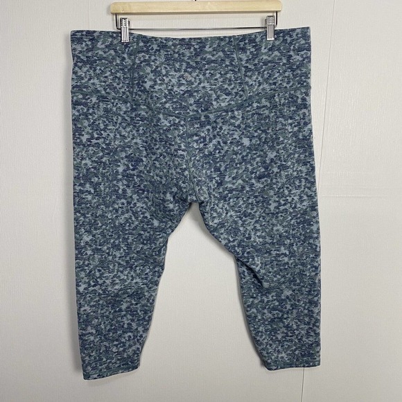 ATHLETA Elation Textured 7/8 Tight Legging Women’s Blue Size 3X. - Picture 4 of 13